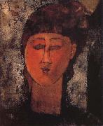 Amedeo Modigliani Girl with Braids Germany oil painting reproduction